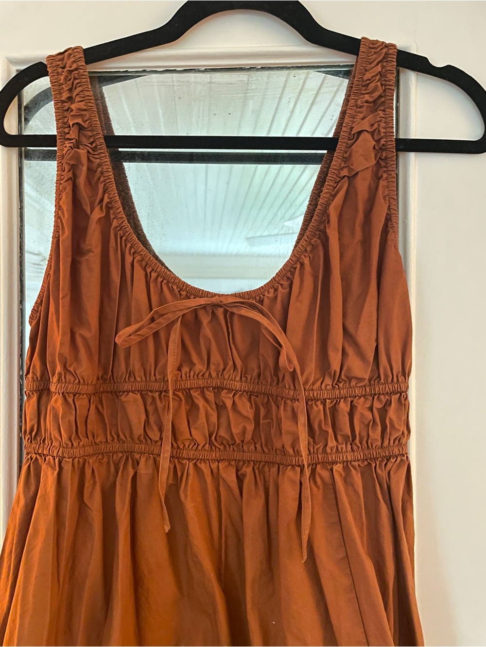 En Saison Rust Brown Sleeveless Midi Dress - Picture 2 of 4